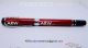 Perfect Replica Montblanc Special Stainless Steel Clip Red And Black Rollerball Pen (2)_th.jpg